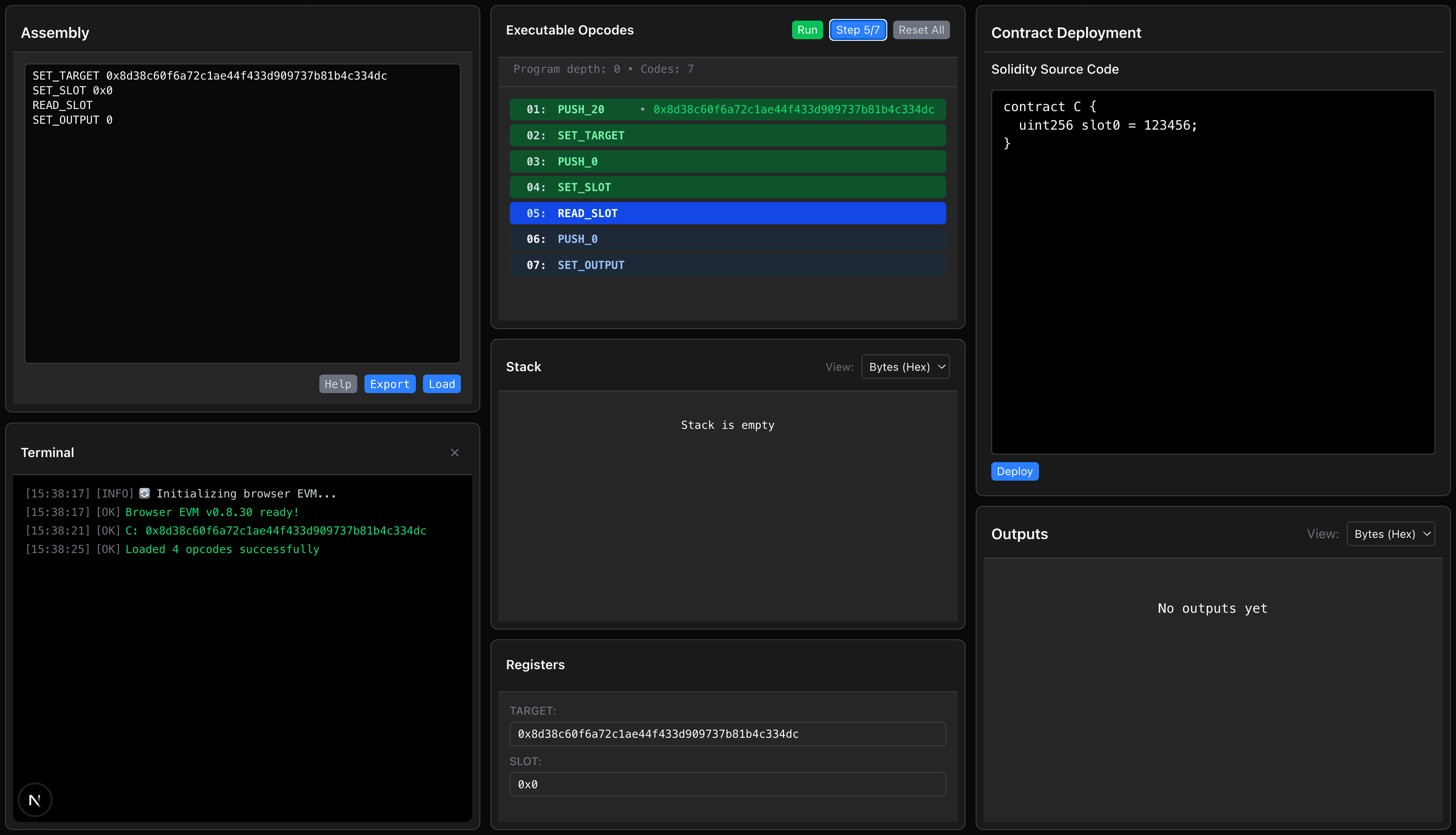 GateVM Playground Interface